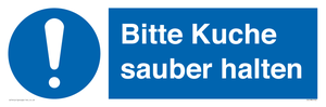 (DE)MV5722: Bitte Kuche sauber halten