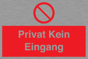 (DE)PA1477: Privat Kein Eingang