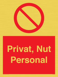 (DE)PA1489: Privat, Nut Personal