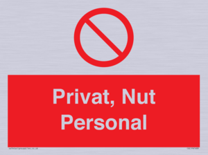 (DE)PA1489: Privat, Nut Personal