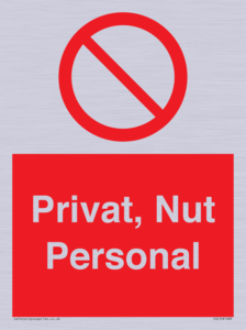 (DE)PA1489: Privat, Nut Personal
