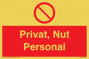 (DE)PA1489: Privat, Nut Personal