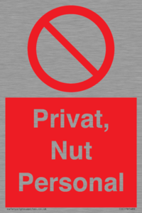 (DE)PA1489: Privat, Nut Personal