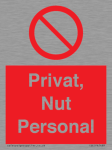 (DE)PA1489: Privat, Nut Personal