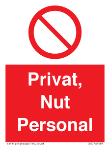 (DE)PA1489: Privat, Nut Personal