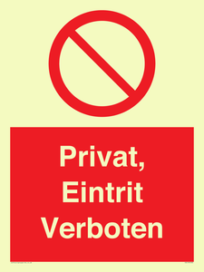 (DE)PA1490: Privat, Eintrit Verboten