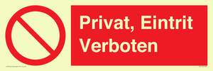 (DE)PA1490: Privat, Eintrit Verboten