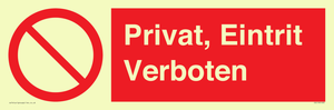 (DE)PA1490: Privat, Eintrit Verboten