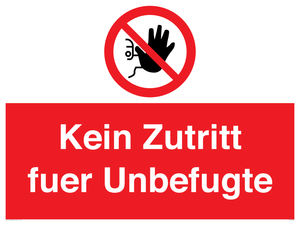 (DE)PA30: Kein Zutritt fuer Unbefugte