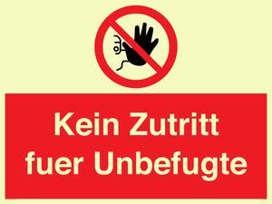 (DE)PA30: Kein Zutritt fuer Unbefugte