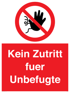 (DE)PA30: Kein Zutritt fuer Unbefugte