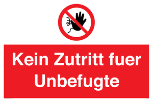 (DE)PA30: Kein Zutritt fuer Unbefugte