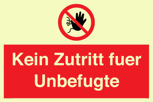 (DE)PA30: Kein Zutritt fuer Unbefugte