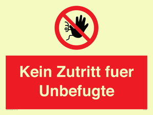 (DE)PA30: Kein Zutritt fuer Unbefugte
