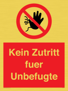 (DE)PA30: Kein Zutritt fuer Unbefugte