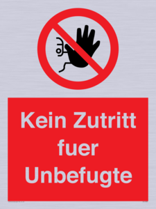 (DE)PA30: Kein Zutritt fuer Unbefugte