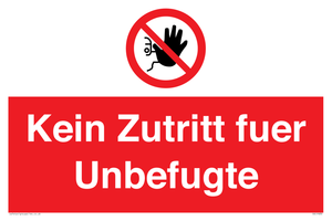 (DE)PA30: Kein Zutritt fuer Unbefugte