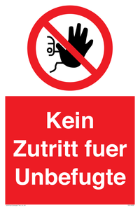 (DE)PA30: Kein Zutritt fuer Unbefugte