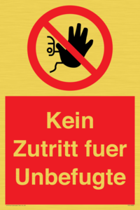 (DE)PA30: Kein Zutritt fuer Unbefugte