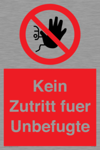 (DE)PA30: Kein Zutritt fuer Unbefugte