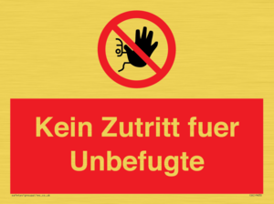 (DE)PA30: Kein Zutritt fuer Unbefugte