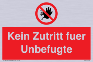 (DE)PA30: Kein Zutritt fuer Unbefugte