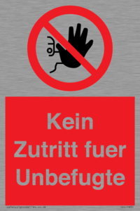 (DE)PA30: Kein Zutritt fuer Unbefugte