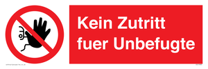 (DE)PA30: Kein Zutritt fuer Unbefugte