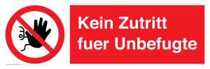 (DE)PA30: Kein Zutritt fuer Unbefugte