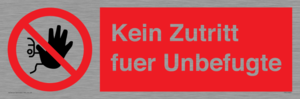 (DE)PA30: Kein Zutritt fuer Unbefugte