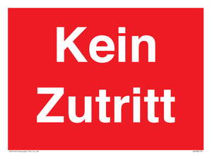 (DE)PA6154: Kein Zutritt