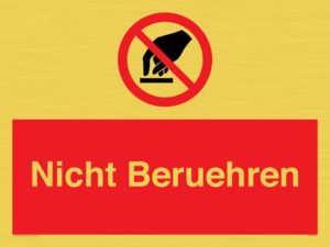 (DE)PA644: Nicht Beruehren