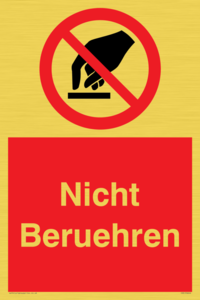 (DE)PA644: Nicht Beruehren