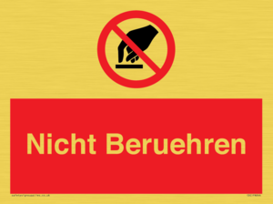 (DE)PA644: Nicht Beruehren