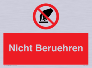 (DE)PA644: Nicht Beruehren