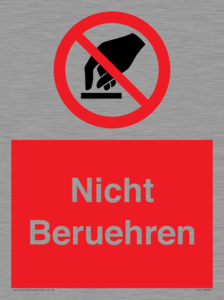(DE)PA644: Nicht Beruehren