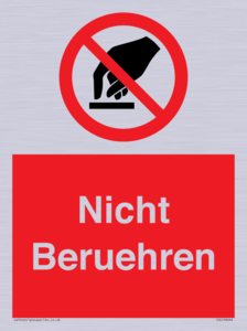 (DE)PA644: Nicht Beruehren