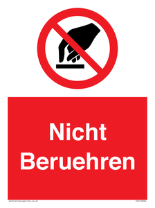 (DE)PA644: Nicht Beruehren