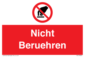 (DE)PA644: Nicht Beruehren