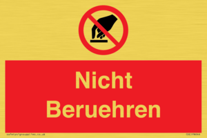 (DE)PA644: Nicht Beruehren