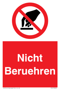 (DE)PA644: Nicht Beruehren