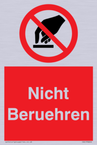 (DE)PA644: Nicht Beruehren