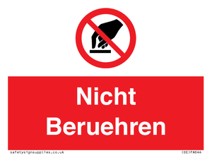 (DE)PA644: Nicht Beruehren