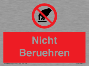 (DE)PA644: Nicht Beruehren