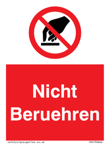 (DE)PA644: Nicht Beruehren