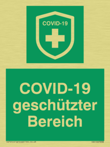 (DE)SH7038: COVID-19 geschützter Bereich