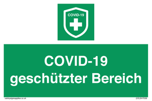 (DE)SH7038: COVID-19 geschützter Bereich