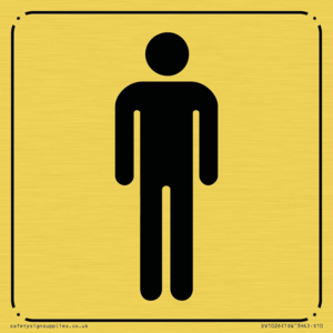 DV1026: male toilet symbol - toilet door sign