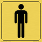 DV1026: male toilet symbol - toilet door sign