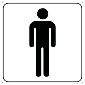 DV1026: male toilet symbol - toilet door sign